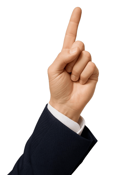 Pointing hand
